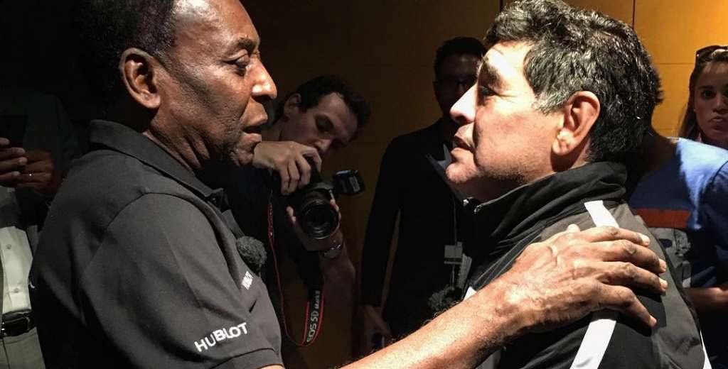 "Pel&eacute; fue mucho mejor jugador que Maradona"