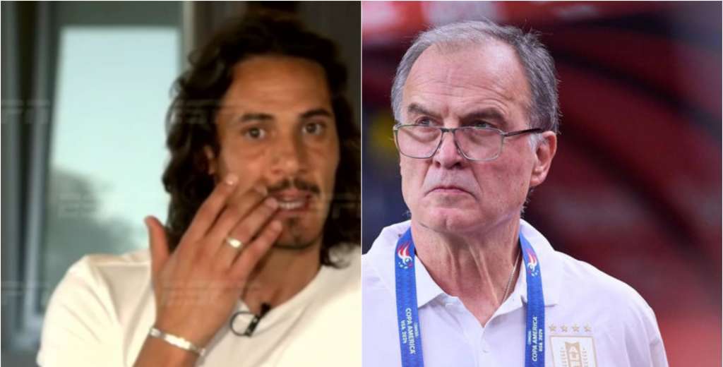 Y tras lo de Su&aacute;rez, Cavani tambi&eacute;n fulmin&oacute; a Bielsa: Uruguay sigue en llamas