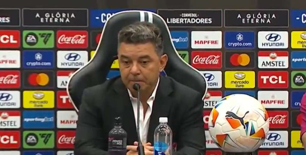 Gallardo liquid&oacute; a sus jugadores: "Nos hacen goles f&aacute;ciles"