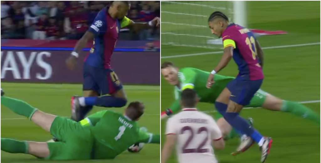 Una locura 50 segundos y Raphinha lo desparramó a Neuer por toda el