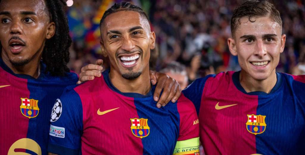 Paliza del Barcelona Con un hattrick de Raphinha le ganaron 41 al