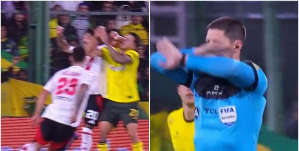 Es un esc&aacute;ndalo: codazo brutal de Casco a Ramos Mingo y no cobr&oacute; penal