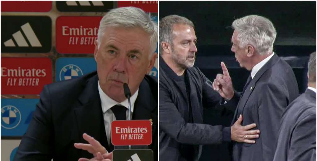 Ancelotti en llamas: explic&oacute; por qu&eacute; discuti&oacute; con Flick tras el 4-0 de Raphinha