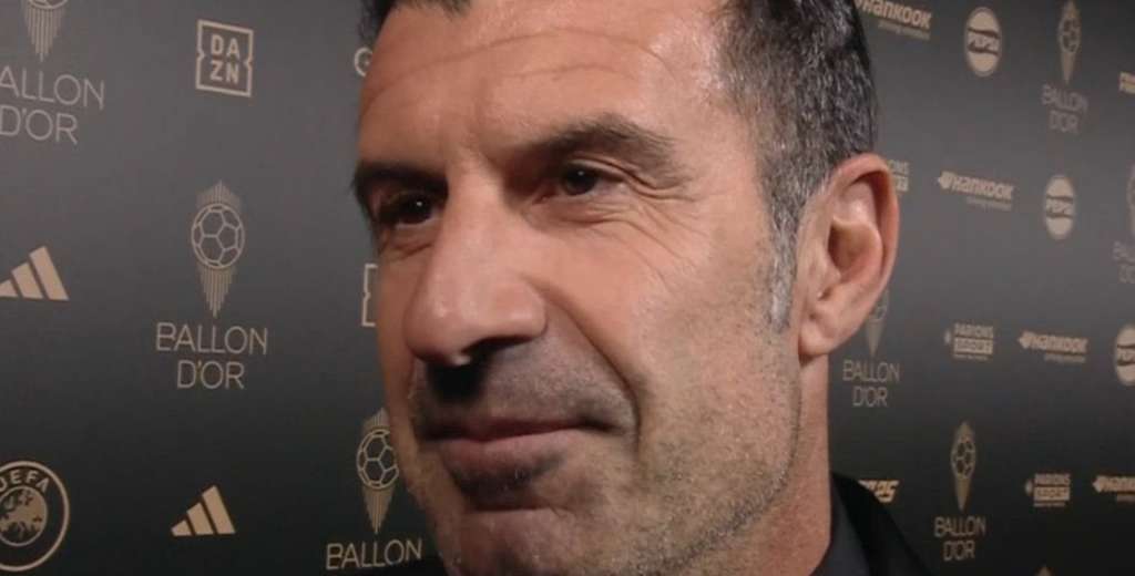 Figo lleg&oacute; a la gala del Bal&oacute;n de Oro y solt&oacute; la bomba por la derrota de Vinicius