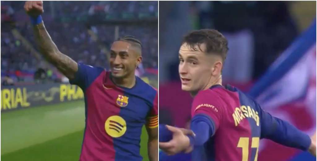 Esto es lo mismo que hac&iacute;a Iniesta: el tremendo pase de Casad&oacute; a Raphinha...
