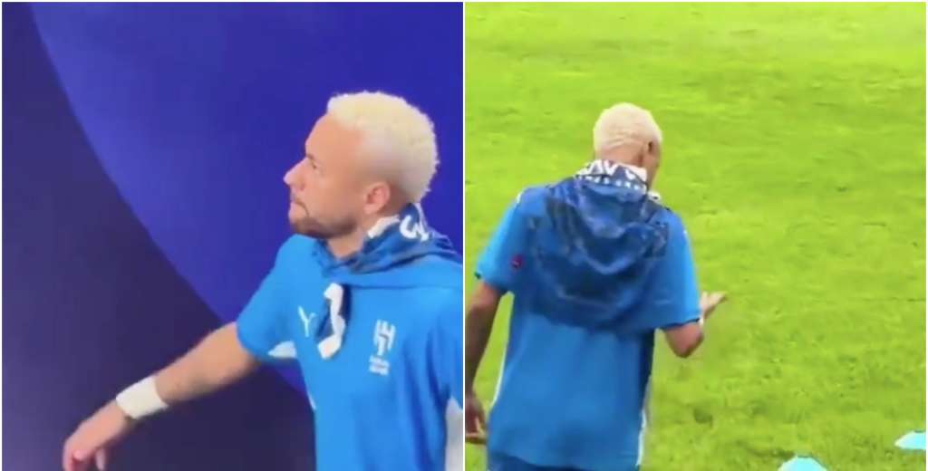 Nunca antes visto: un hincha salud&oacute; a Neymar y le termin&oacute; robando un anillo
