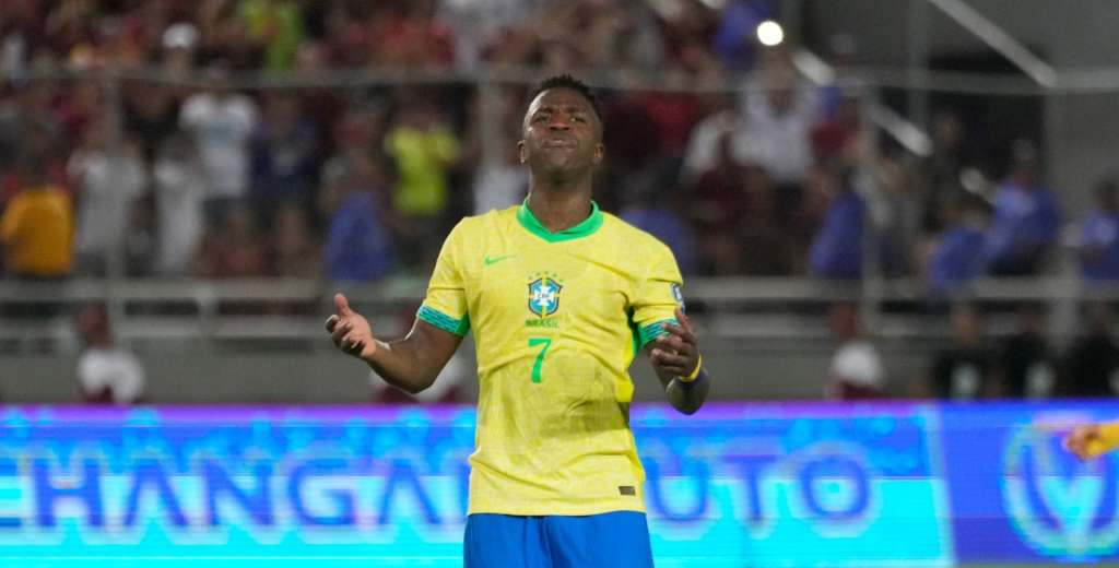 Otro golpe para Brasil: Vinicius err&oacute; un penal y empataron con Venezuela