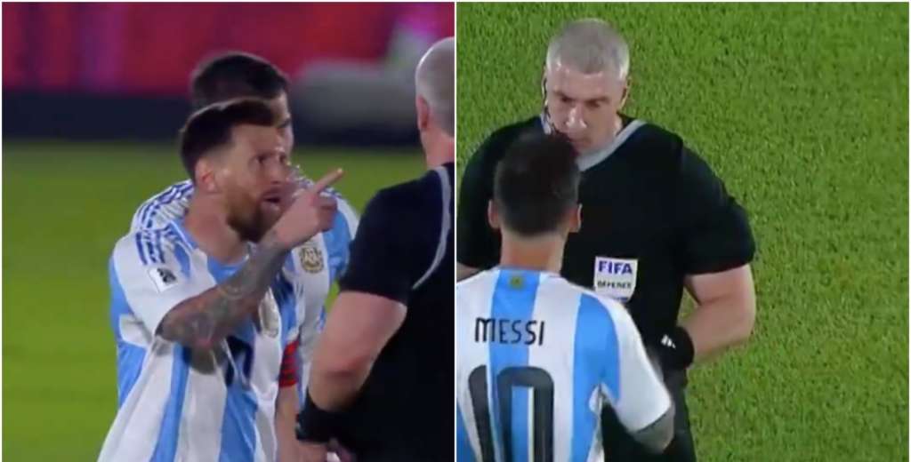 Messi en llamas, le grit&oacute; la peor frase a Daronco: "Vos sos un..."