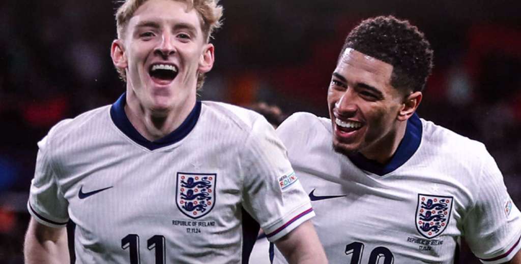 Con Bellingham como figura, Inglaterra goleó a Irlanda y ascendió a la Liga A