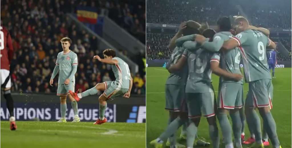 Asi se patea un tiro libre: Golazo de Juli&aacute;n para el 1-0 del Atl&eacute;tico de Madrid