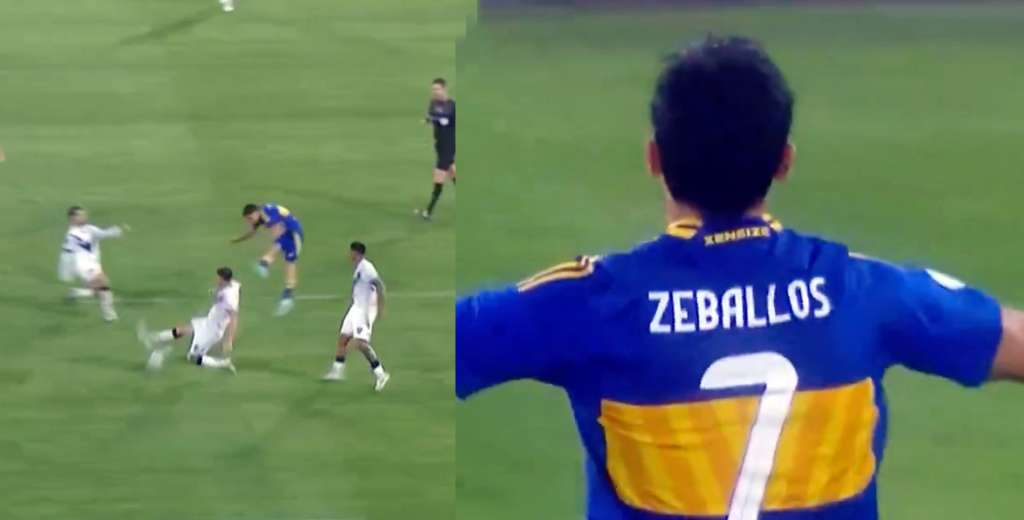 Esto es Boca: Cavani y Zeballos armaron un golazo y llegó el 2-2