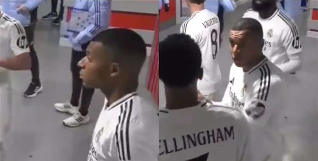 Una imagen brutal: Mbapp&eacute; se acerca a hablar y Bellingham lo humilla ante todos