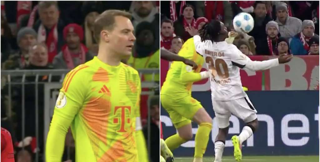 A sus 38 a&ntilde;os y por primera vez, Neuer fue expulsado: lo revent&oacute; a Frimpong
