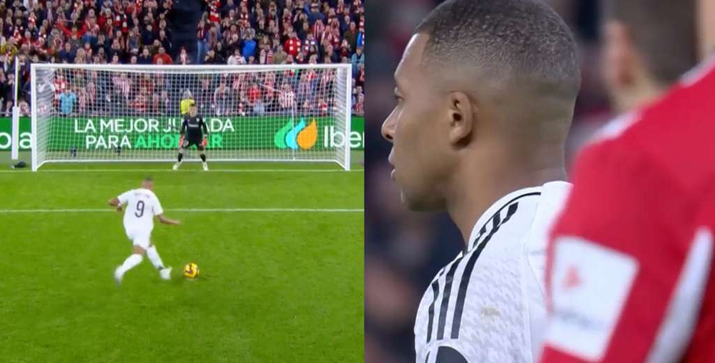 Otra vez Mbappé erró un penal: vea cómo lo pateó contra el Bilbao