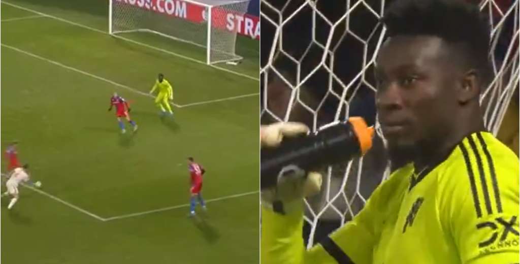 Terrible error de Onana: El camerun&eacute;s regal&oacute; la pelota y el Viktoria marc&oacute; el 1-0