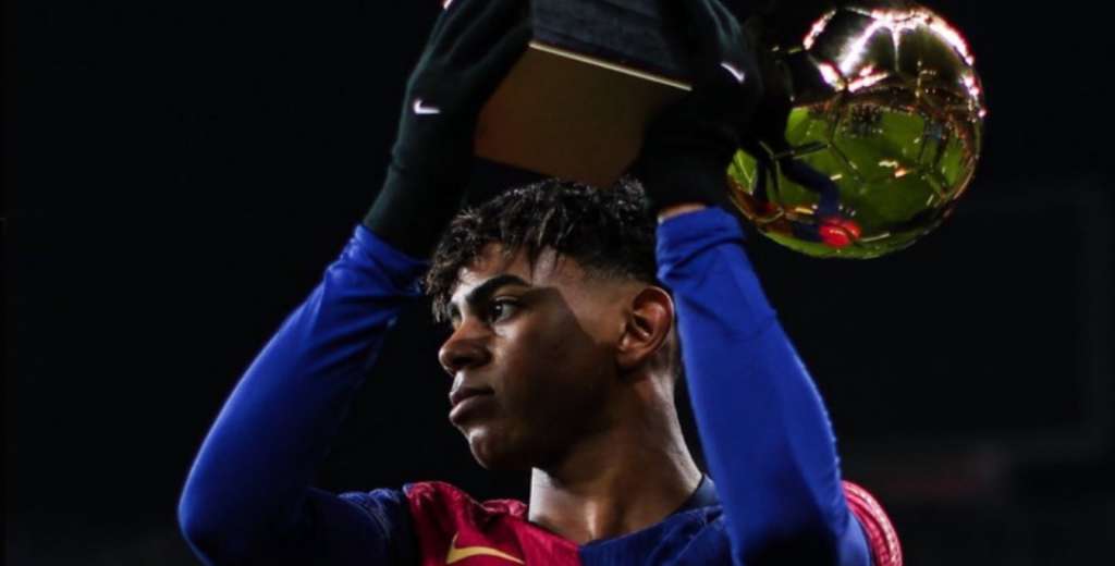 Yamal habl&oacute; tras ganar el Golden Boy: "Sue&ntilde;o con ganar el Mundial y la Champions"