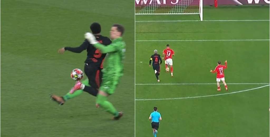 Szczesny creyó ser Manuel Neuer: lo rompió a Balde y le sirvió el gol a Benfica...