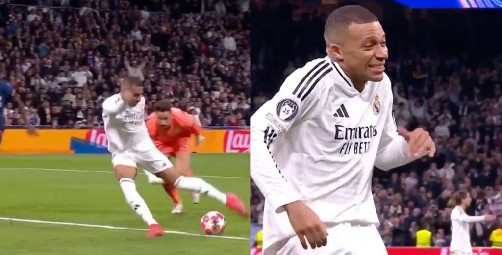 Es el gol más fácil en la carrera de Mbappé: lo que hizo el portero...