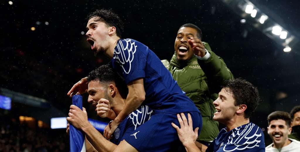 Un esc&aacute;ndalo: el PSG le gan&oacute; 4-2 al Manchester City y lo dej&oacute; casi afuera