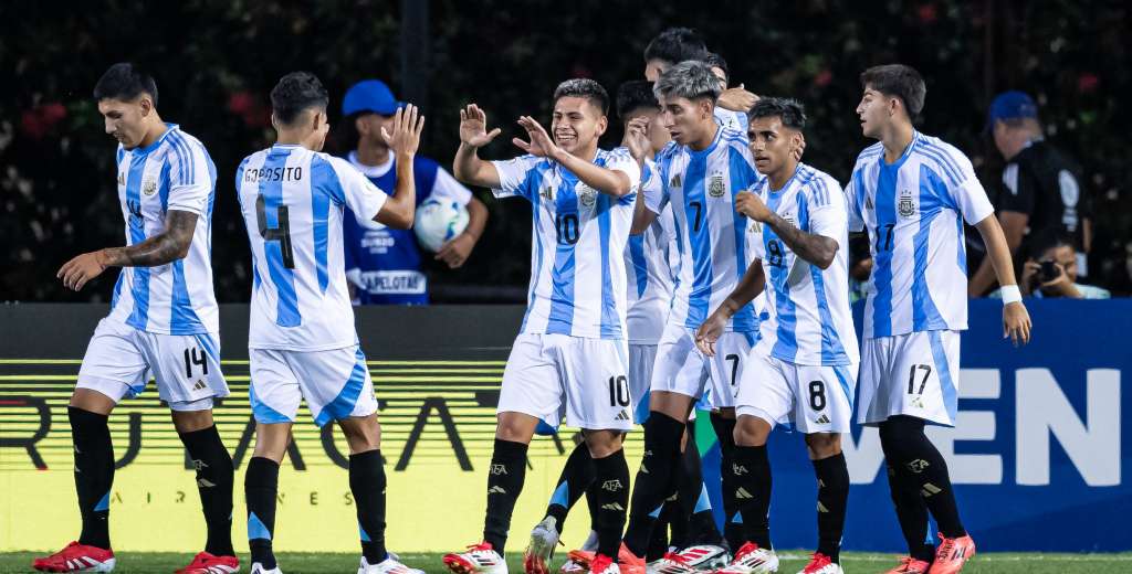 Argentina le dio una paliza histórica a Brasil en el Sub-20: 6-0