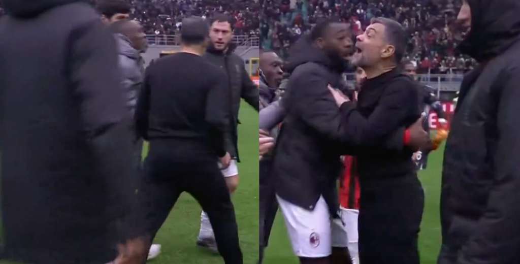 Escándalo en el Milan: el DT Conceiçao casi se agarra a golpes con Calabria