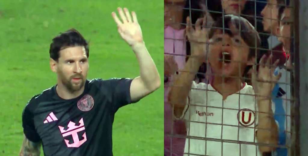 Se paró todo el estadio: la gran ovación en Perú para Messi cuando salió