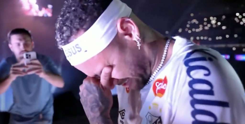 El regreso a casa: el llanto de Neymar en Santos