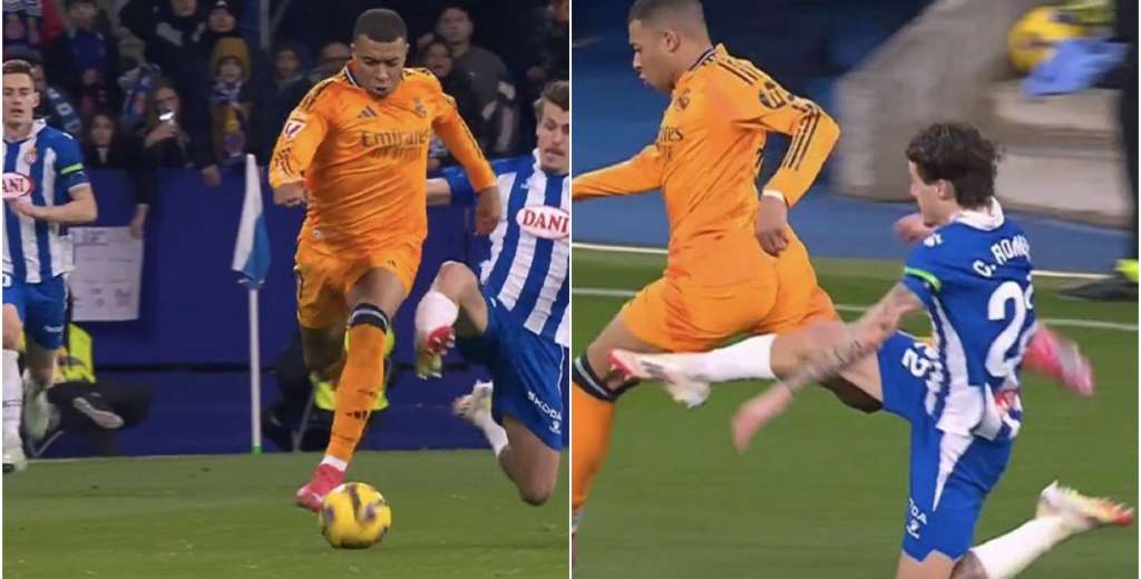 Carlos Romero perdió la cabeza: se lanzó directo para romper a Kylian Mbappé