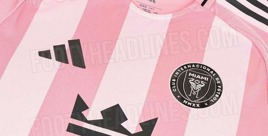 Filtrada: así será la camiseta 2025 del Inter Miami de Adidas
