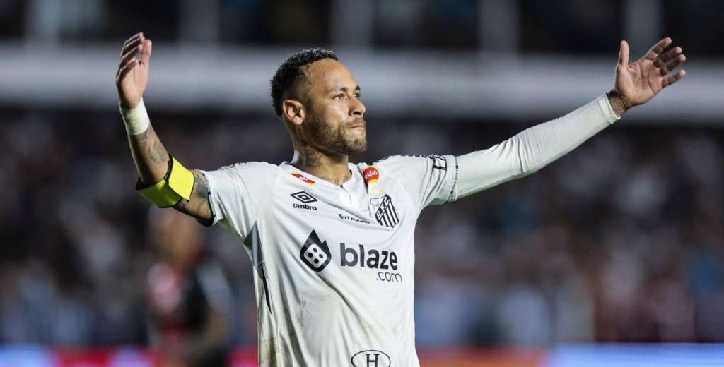 Se le escapó la victoria: el Santos de Neymar empató en su regreso