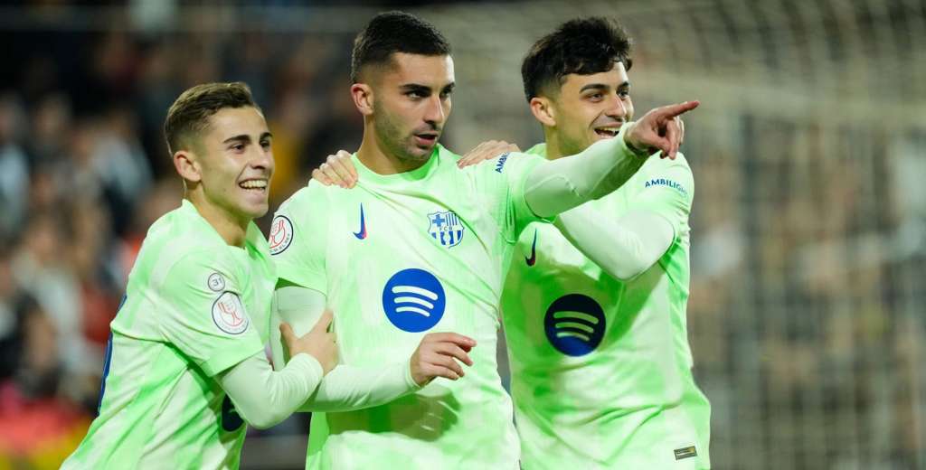 Barcelona goleó otra vez a Valencia, por la Copa, y avanzó a semifinales