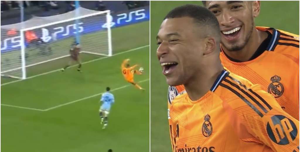 Ni Mbappé lo podía creer: el gol con "blooper" del Madrid para empatar al City
