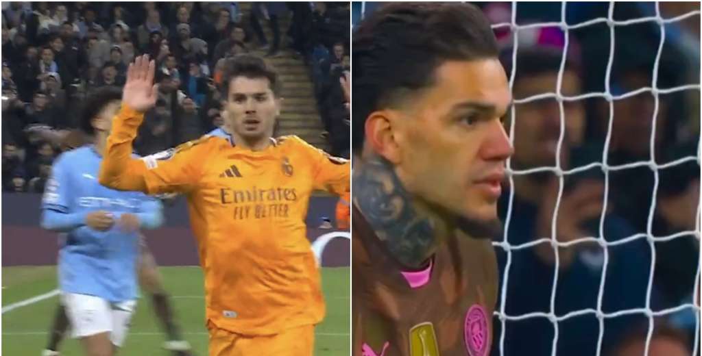 Un error atrás de otro: Ederson se equivocó dos veces y le regaló el gol a Brahim