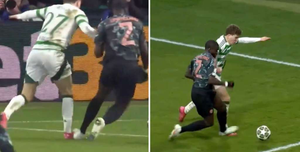 Increíble: Upamecano hizo un penal enorme y no se lo dieron al Celtic