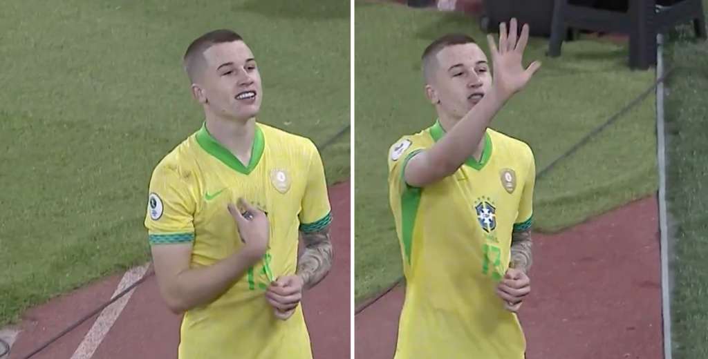 Insólito: Brasil festejó el empate con Argentina mostrando las 5 estrellas