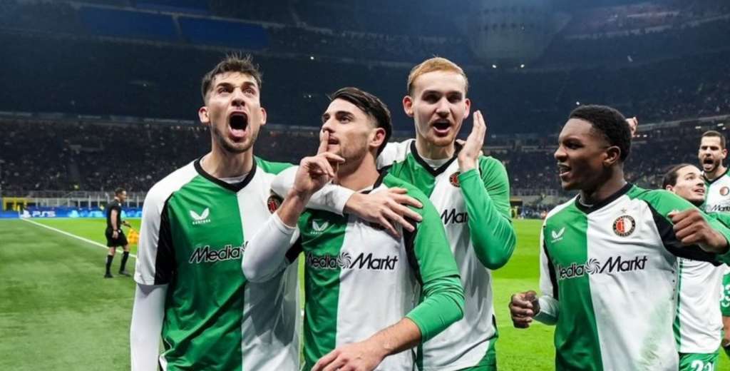 Sorpresa histórica: el Feyenoord eliminó al Milan tras igualar 1-1 en la vuelta