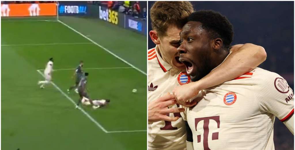 Se salvó del papelón: Alphonso Davies y el gol agónico del Bayern al Celtic
