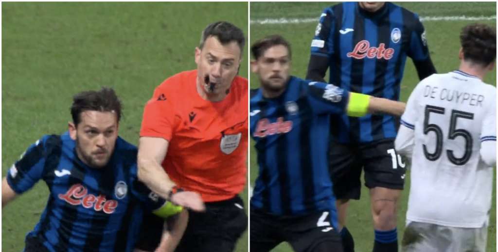 Atalanta eliminado y Toloi enloqueció: fue directo a pegarle a un rival y lo echaron
