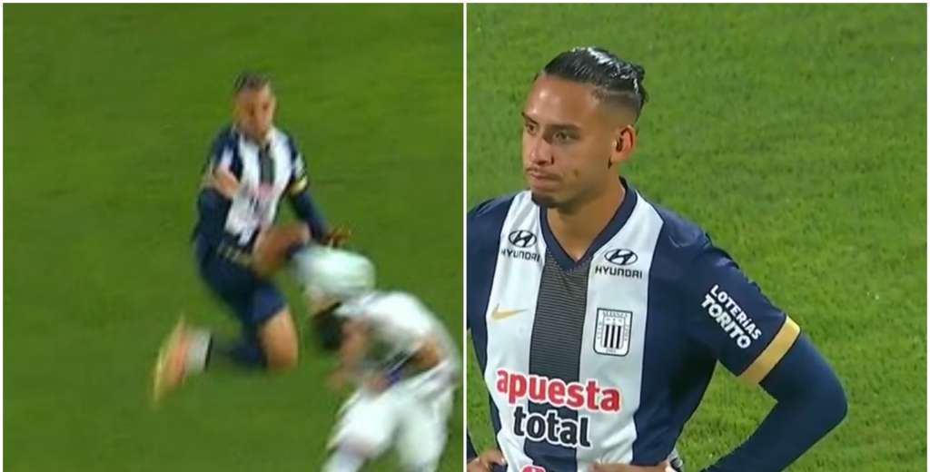 Escándalo en la Libertadores: la patada brutal de Noriega que no fue roja