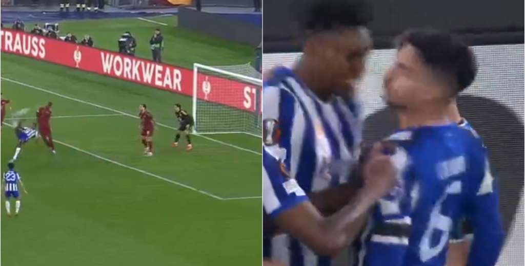 Infernal golazo de Omorodion: Samu definió de chilena para el 1-0 del Porto