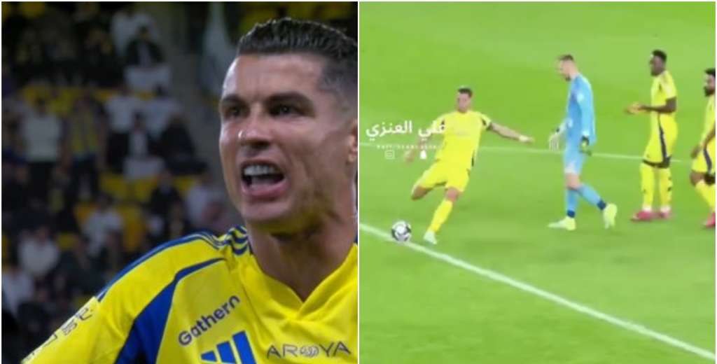 Cristiano bestial: le lanz&oacute; un pelotazo al cuarto &aacute;rbitro por expulsar a Dur&aacute;n...