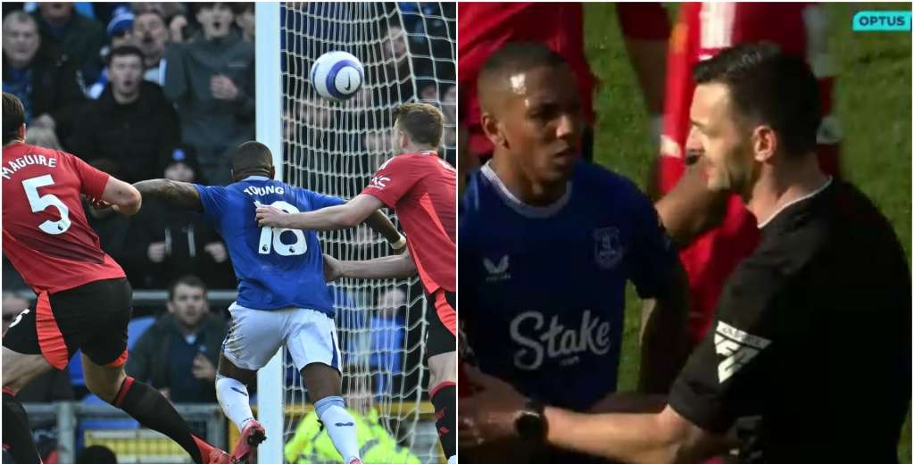 Esc&aacute;ndalo en la Premier: De Ligt baj&oacute; a Young en el &aacute;rea pero el VAR anul&oacute; el penal