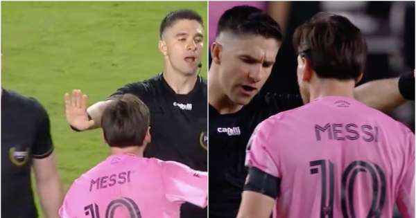 Messi, a lo Cristiano: se indignó y se le fue encima al árbitro como nunca... - Bitbol