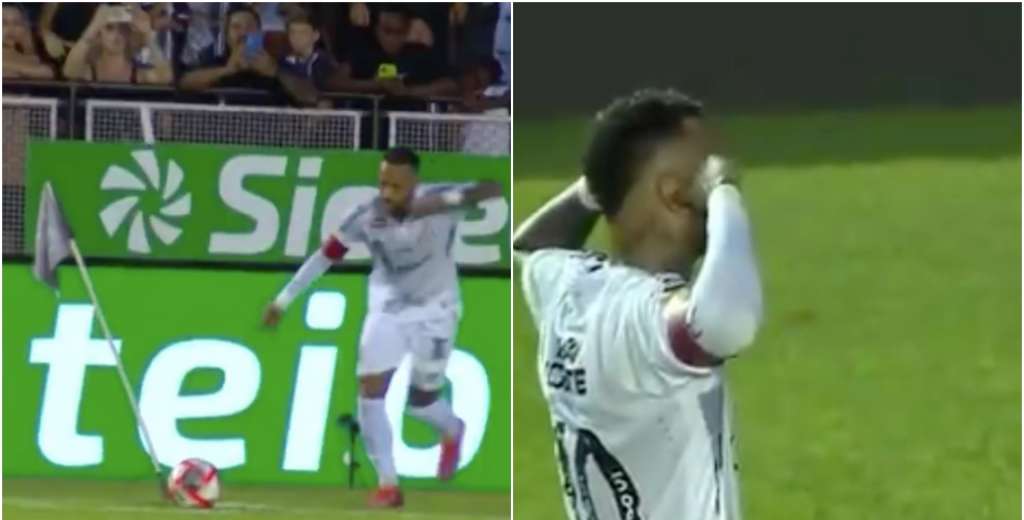 Neymar es una bestia: lo insultaban todos y respondió con un golazo olímpico