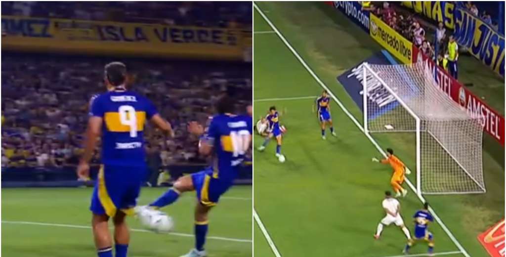 Cavani erró el gol de su vida: pudo clasificar a Boca en el minuto 97 y le pegó así