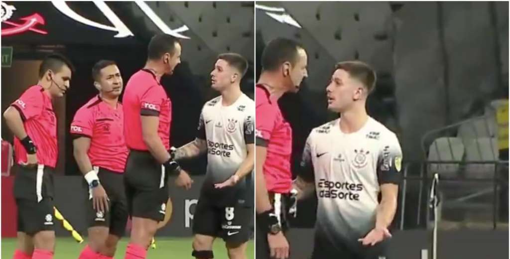 Escándalo en la Libertadores: Garro protestó y Wilmar Roldán lo sacó a los empujones