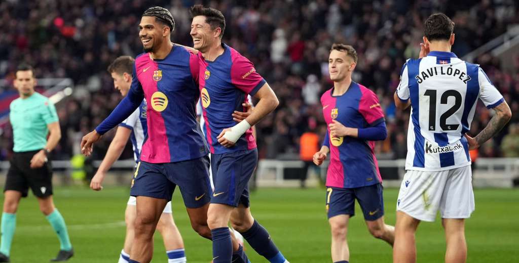 Barcelona goleó 4-0 y se afirma en la punta de España
