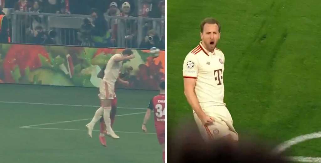 Por esto lleva la 9: golazo impresionante de cabeza de Harry Kane