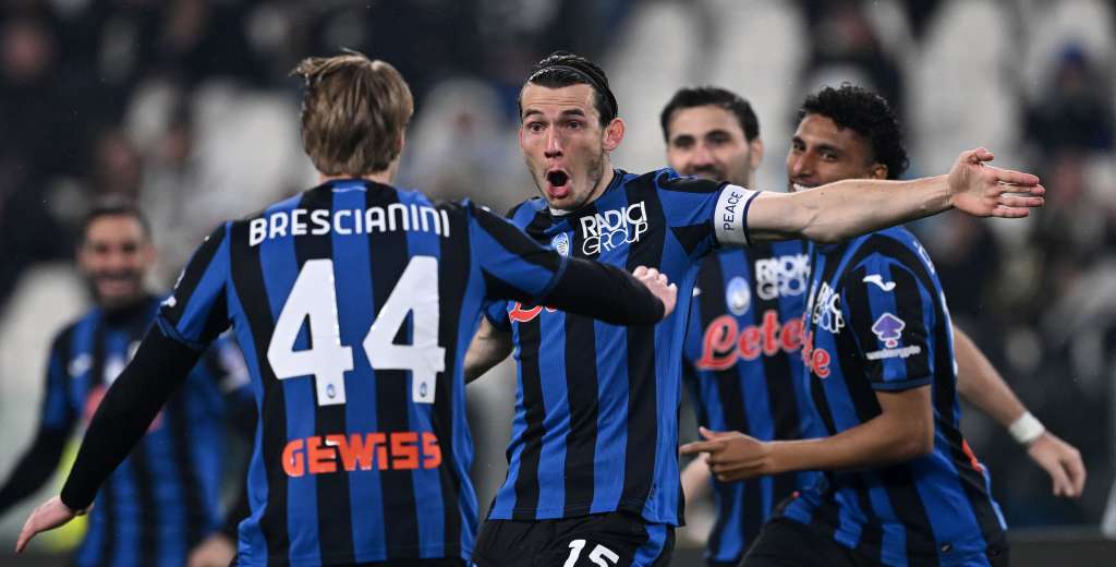 Goleada histórica de Atalanta a Juventus para ponerse a tres del Inter