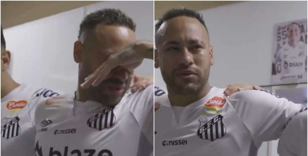 Santos perdió con Corinthians y Neymar explotó en llanto: "Lo he intentado..."